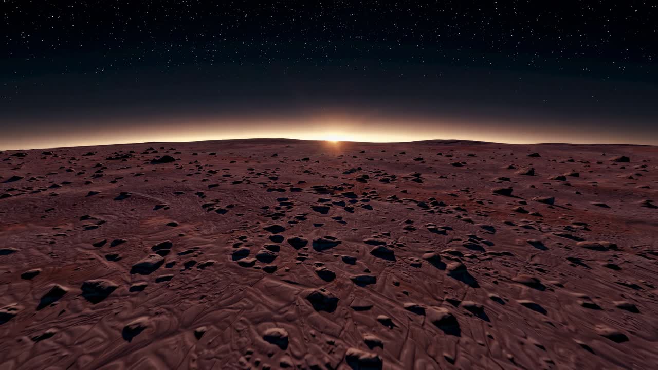 Soloppgang på Mars