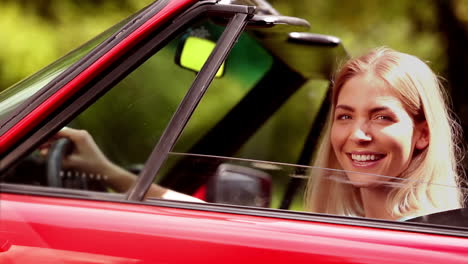 Attractive-woman-listening-to-music