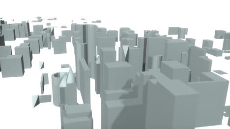 animated 3d city