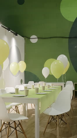 children's party in a playroom