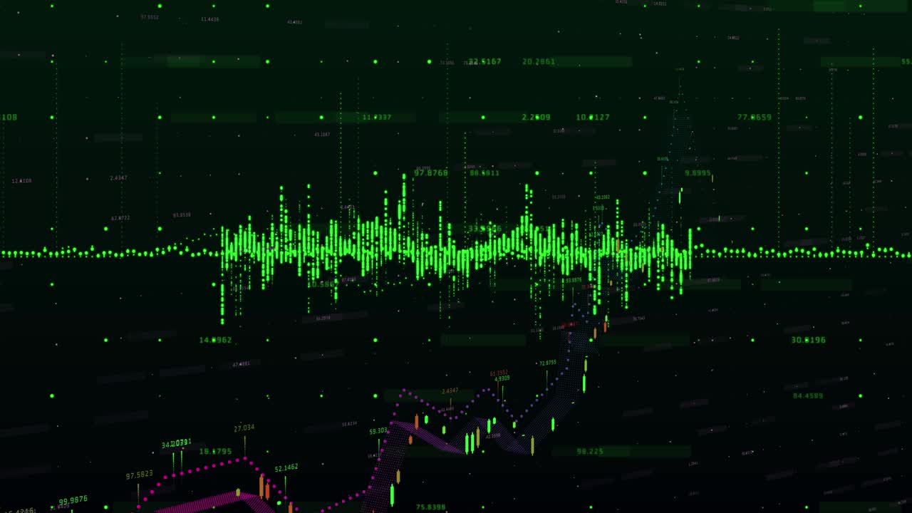 Animation of statistics processing and data processing