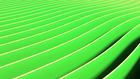 abstract color waves 3d shapes set animation. 4k looping footage.