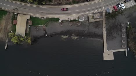 Imágenes-De-Drones-Sobre-El-Lago-Vichuquen-Chile