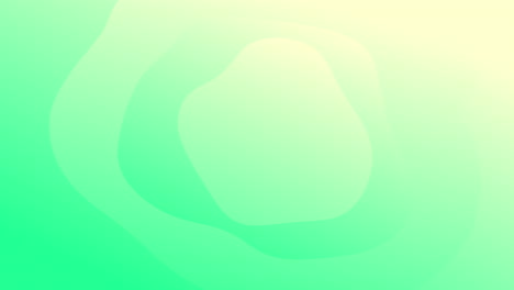 animación de líneas de gradiente verde ondulando en un bucle sin costuras