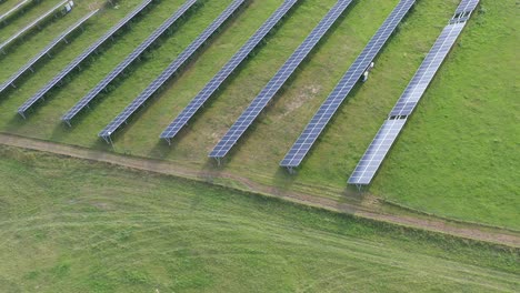 Drone-aerial-view-of-solar-park