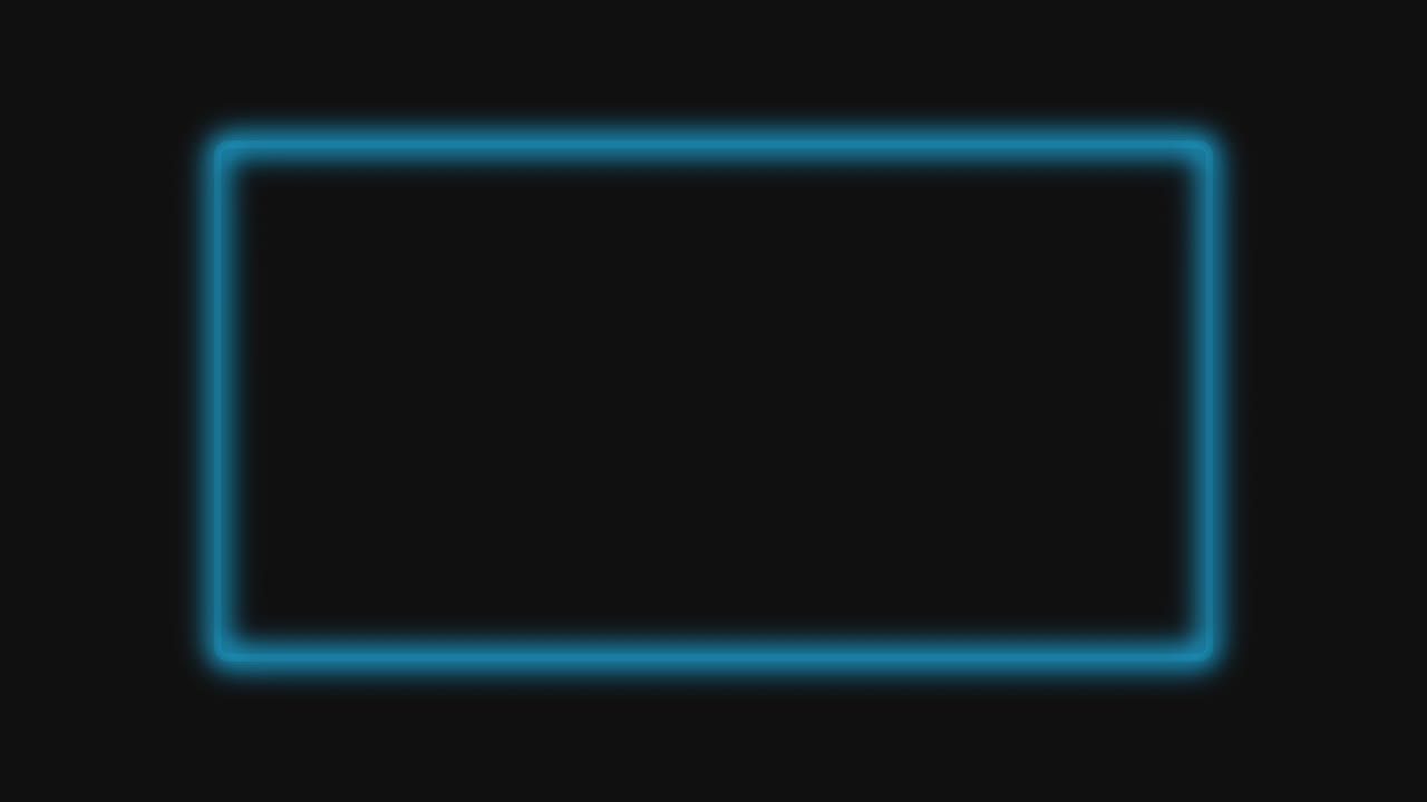 네온 프레임 홍보 배경 파란 자외선