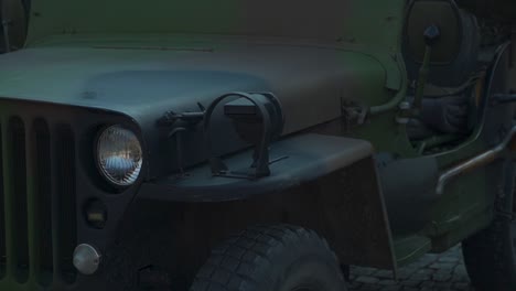 vintage military jeep