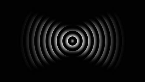 círculos concéntricos abstractos