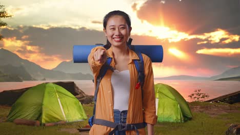 Happy Camper Pointing