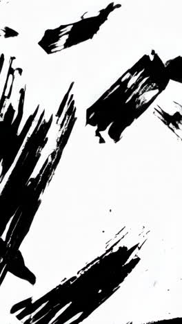 abstract black and white brush stroke patterns