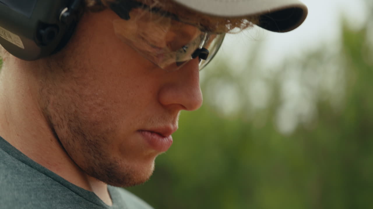 Shooting target practice