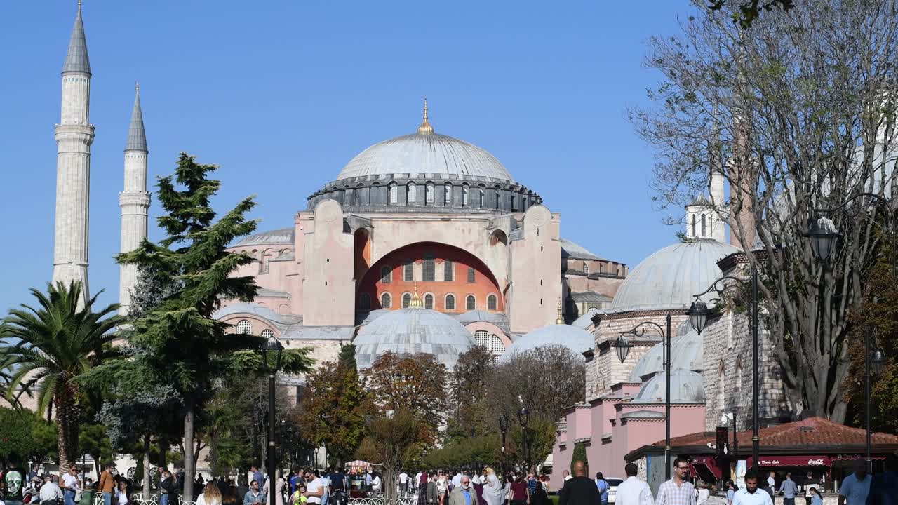 museo hagia sophia en la ciudad de estambul.