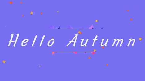 Hello-Autumn-with-maple-autumn-leafs-on-purple-gradient