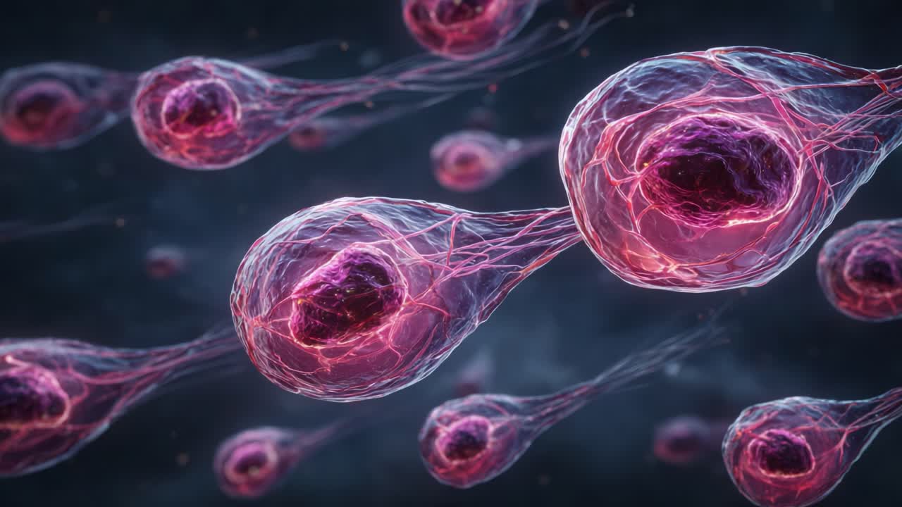Visualizzazione dinamica delle strutture cellulari: un viaggio attraverso l'intricato mondo dei microrganismi e delle loro funzioni vitali all'interno dei sistemi biologici
