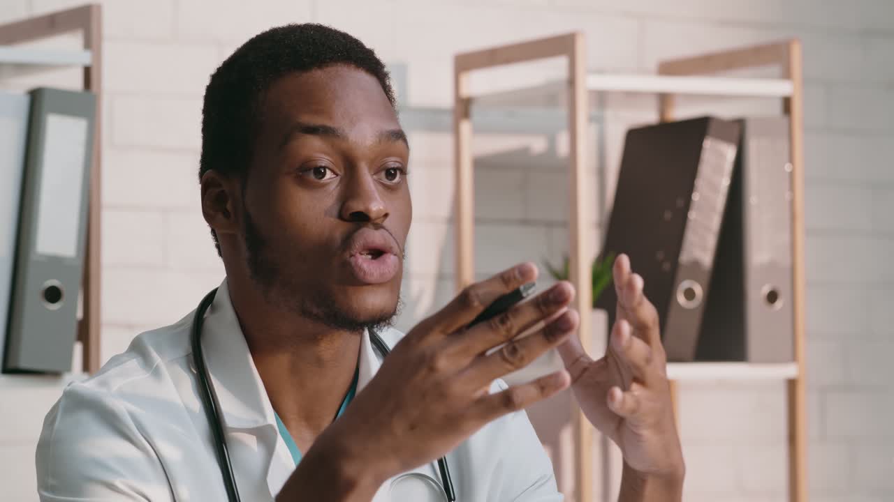 Doctor Discussing with Patient