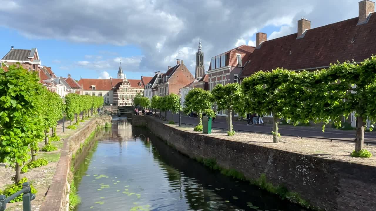 museo de amersfoort flehite, vista desde el koppelpoort, los países bajos