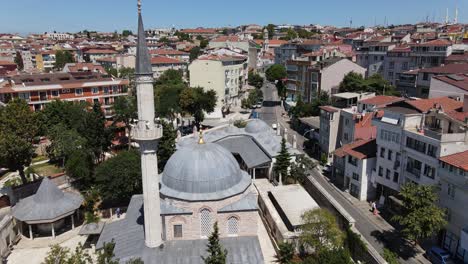 mezquita kulliye estambul tiro con drones