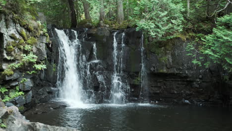small wilderness waterfall, superior national forest
