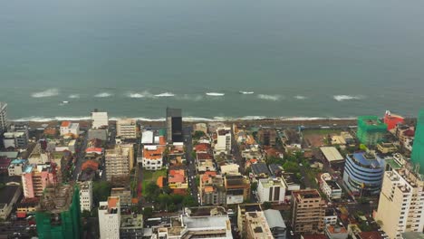 vista de la ciudad de colombo desde arriba. sri lanka.