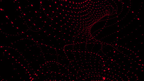 abstract red dots on black background