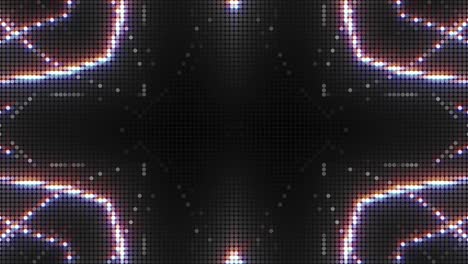 abstract led light display pattern