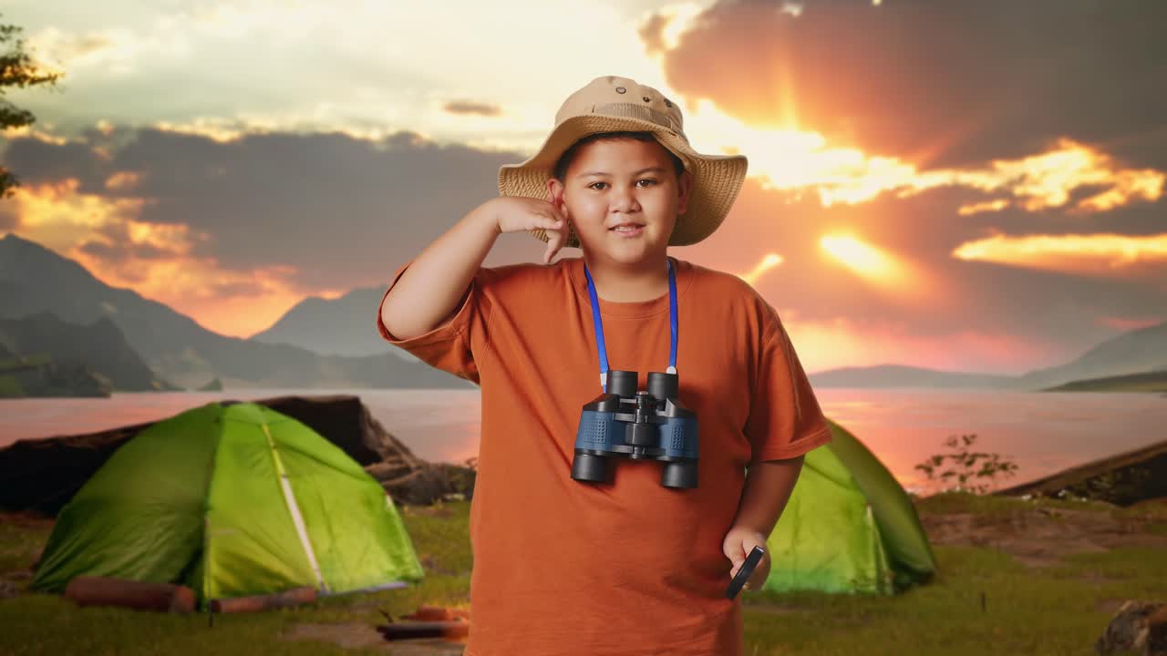 A Child Camping Adventure