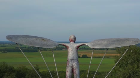 Lilienthal-Monument-flying-hill-summer-Germany