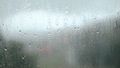 raindrops on glass window