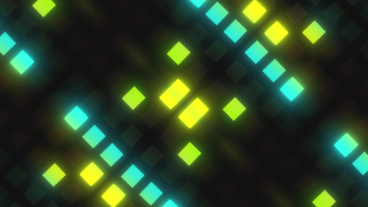 Glowing Geometric Pattern