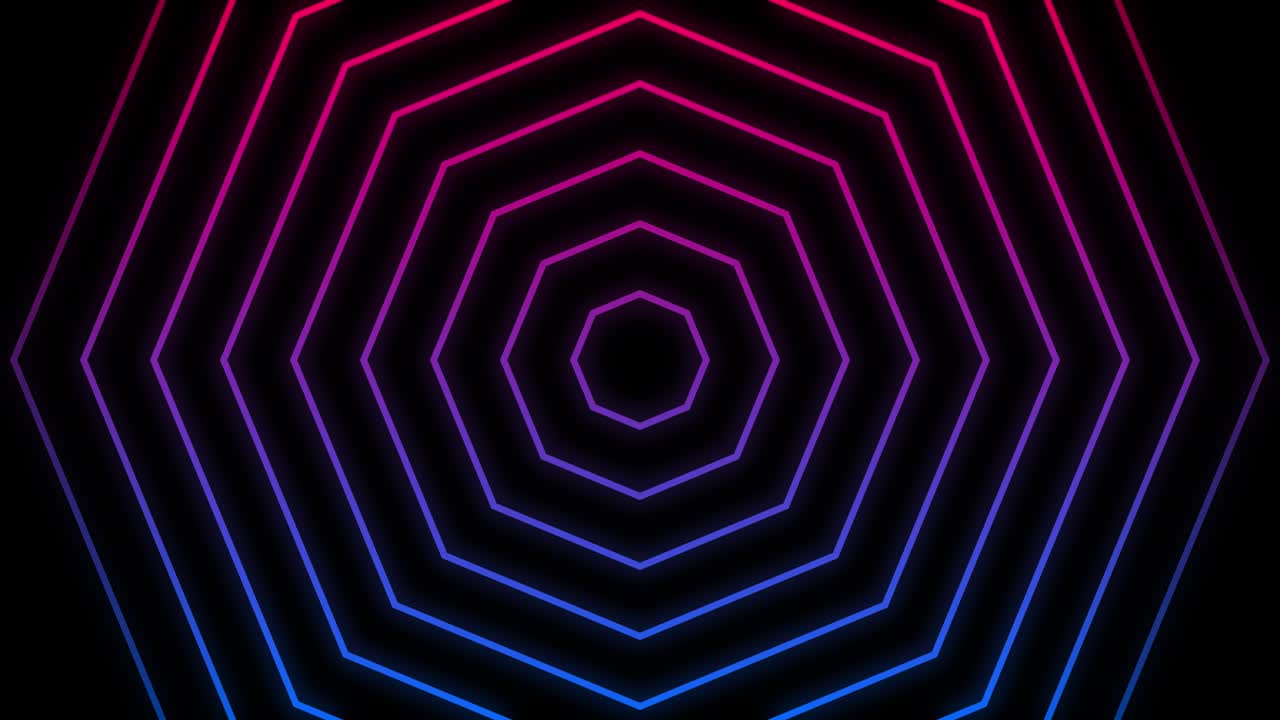 Abstract technology background with digital signal animation