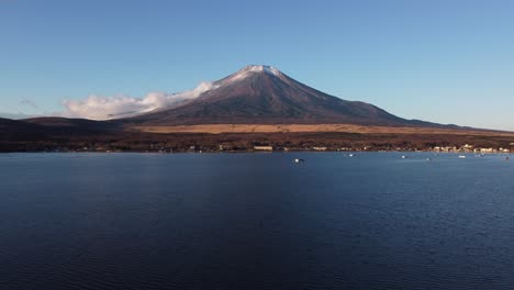 vista aérea del horizonte en mt. fuji