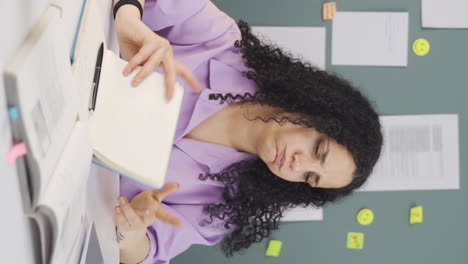 Vertical-video-of-Failed-Female-student.