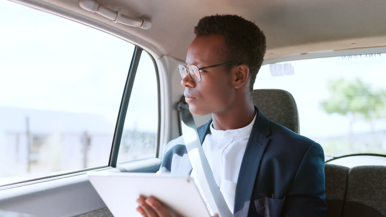 아프리카 사업가, 차 타기