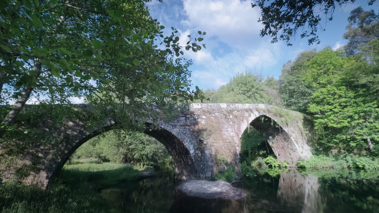 A Roman bridge over the River Vez at Arcos de Valdevez.
