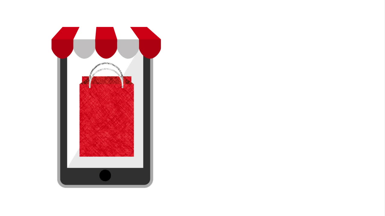 tecnologia di commercio elettronico con dispositivo tablet