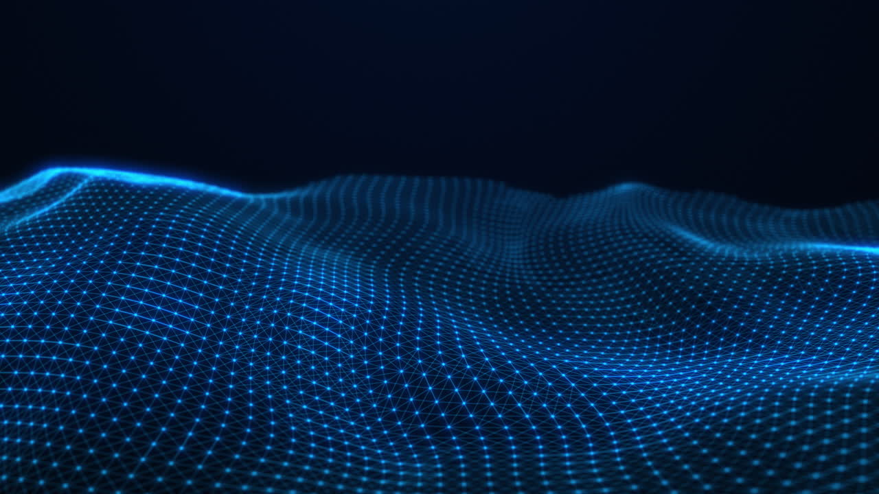 Patrón de ondas azules abstractas