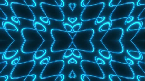 patrón geométrico azul neón abstracto