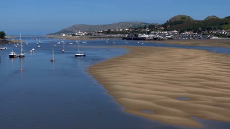 river conwy estuary in north wales