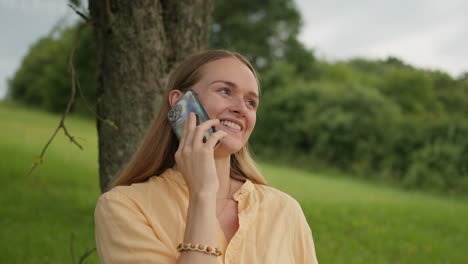 woman, mobile phone, video call, being excited