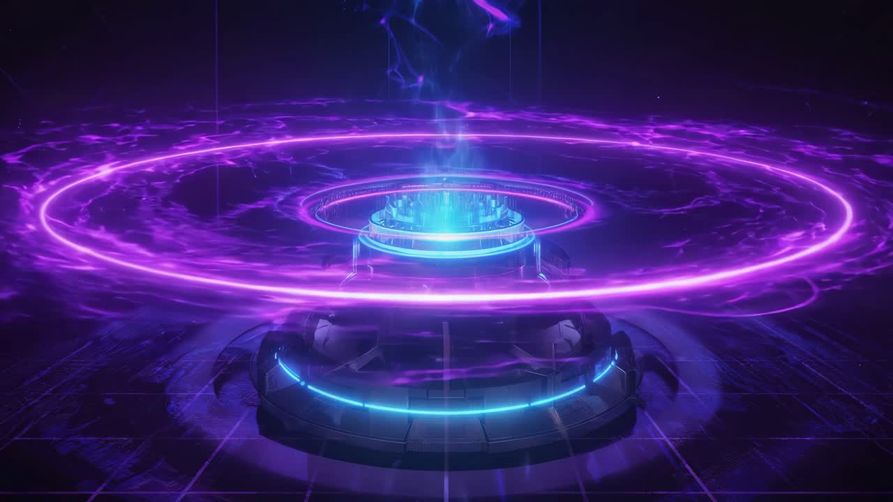 Futuristic Teleportation Portal