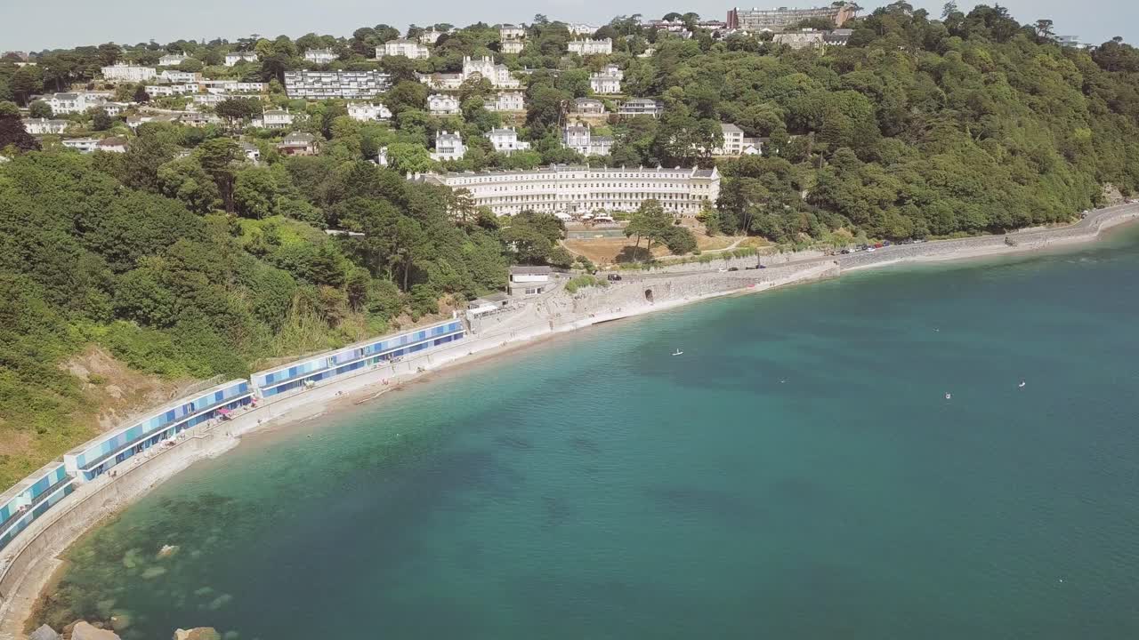 Coastal Town and Beach Scenery