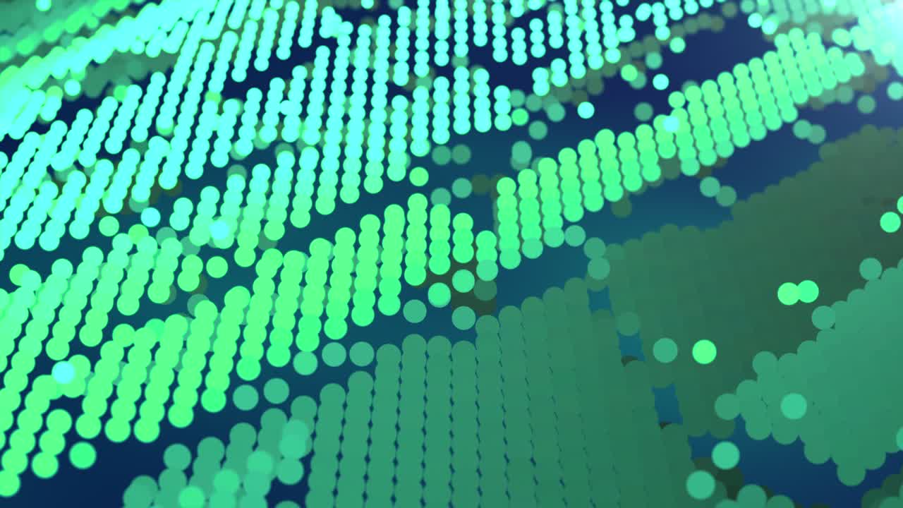 fondo multicolor animado de partículas redondas