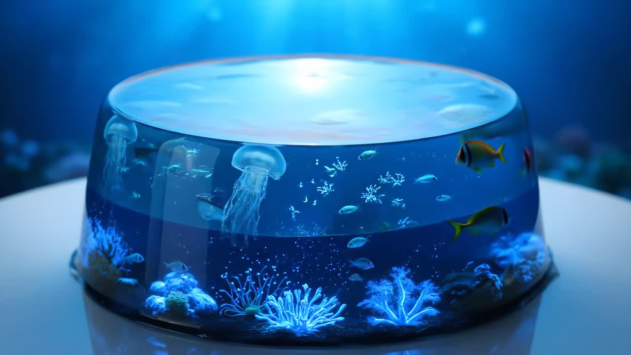 Aquarium Jellyfish Cake