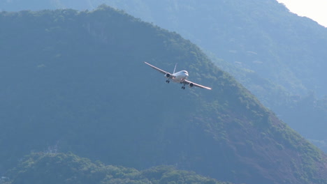 Flugzeug-Nähert-Sich-Rio-De-Janeiro