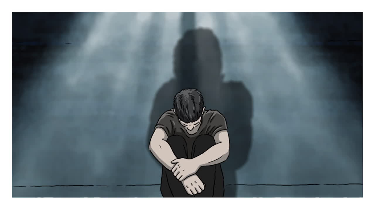 Man in different poses