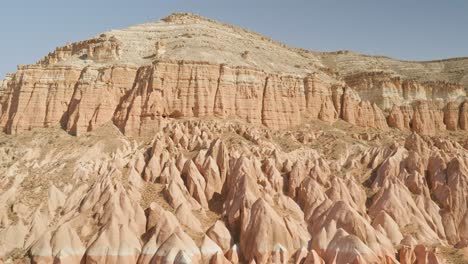 unique rock formations red valley cappadoccia fairy chimneys landscape