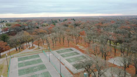 Todavía-Tome-Encima-Del-Parque-Mcgraft-En-Muskegon,-Mi