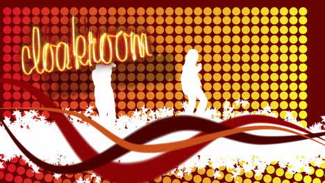 stock animation of dancing in a nightclub