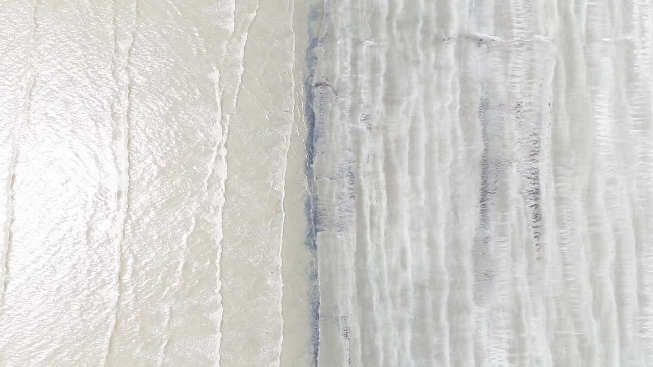 Aerial View of the Beautiful Beach.