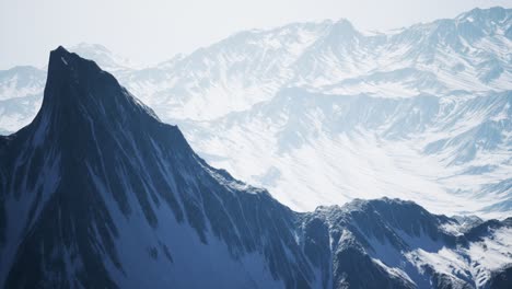 alps mountains from the air